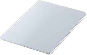 サンワダイレクトマウスパッドガラス 180×260mm 厚さ3mm 強化ガラス小型サイズ薄型 Sサイズホワイト 200-MPD034W-S