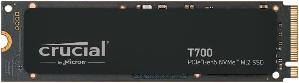 Crucial T705 PCIe Gen5 NVMe 1TB SSD ヒートシンク付き 最大13