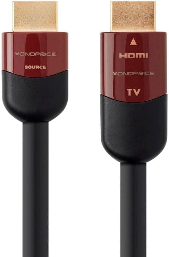 Monoprice Monoprice 4K High Speed HDMI Cable 40ft - CL2 In Wall Rated 18Gbps Active Black