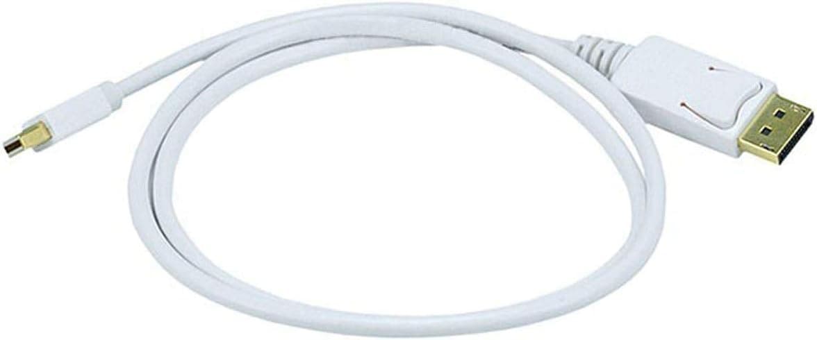 Monoprice 3 ft 32 AWG Mini DisplayPort to DisplayPortケーブル – ホワイト 3ft FT 106006