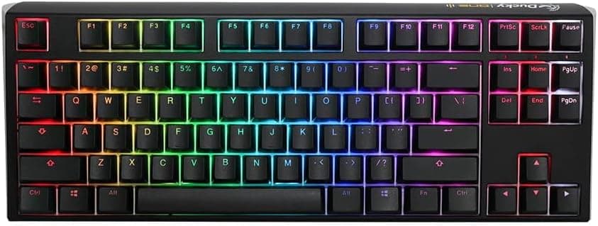 Ducky One 3 TKL クラシックホットスワップ RGB メカニカルキーボード (チェリーMXブルー)