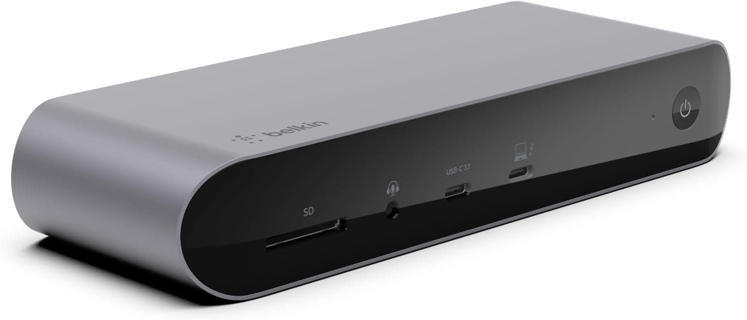 Belkin Thunderbolt 4 Dock Pro 有線ブラック W128270927 (ブラック)