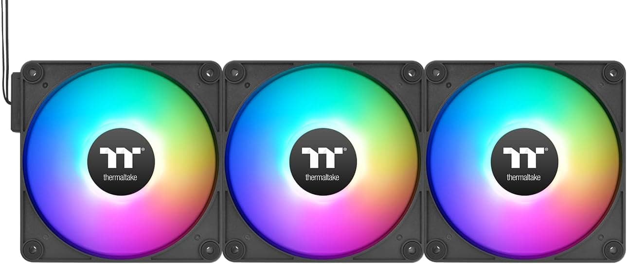 Thermaltake CT140 EX ARGB 140mm FAN PCケースファン 3ファンパックブラック CL-F182-PL14SW-A FN2294
