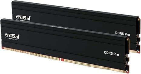 Crucial(クルーシャル) PRO (マイクロン製) デスクトップ用メモリ 64GBX2枚 DDR5-5600 制限付無期限保証 CP2K64G56C46U5【国内正規代理店品】