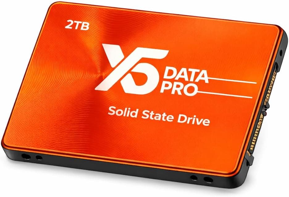 X5 Data Pro SATA III 2.5インチ 内蔵SSD - ノートパソコンとデスクトップ用のソリッドステートドライブ - 最大540MB