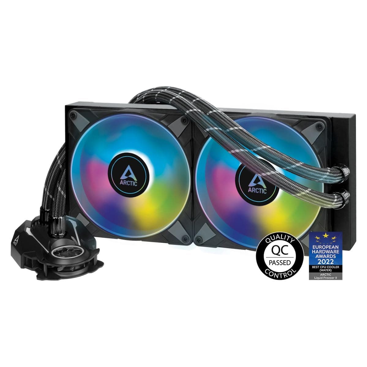 ARCTIC Liquid Freezer II 280 A-RGB - Multi-Compatible All-in-one CPU AIO Water Cooler with A-RGB