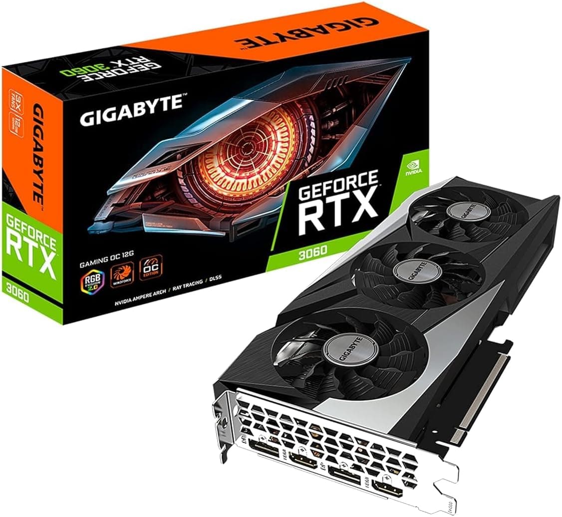 GIGABYTE RTX 3060 12GB GDDR6 ゲーム用OC