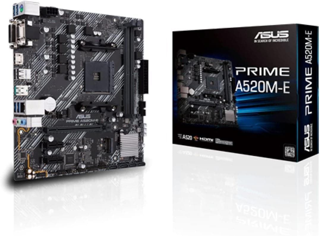 Asustek Computer Prime A520M-E AMD A520 (Ryzen AM4) ATX M.2 1GB HDMI