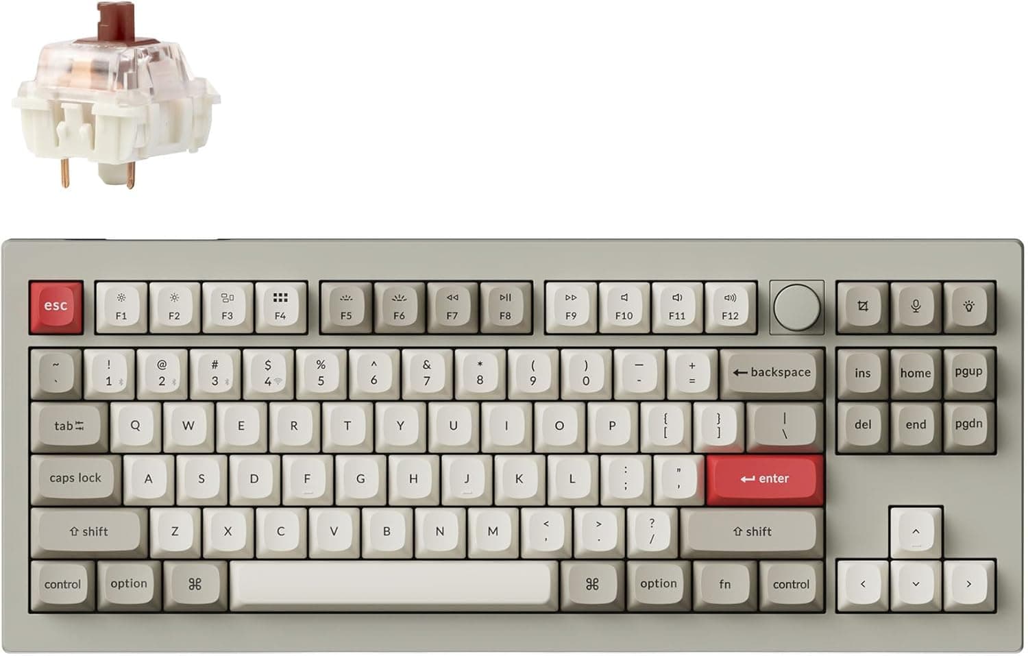 【国内正規品】Keychron V3 Max レトロカラー QMKワイヤレス・カスタムメカニカルキーボード