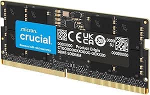 crucial 16GB DDR5-5600 SODIMM CL46(16Gbit) CT16G56C46S5