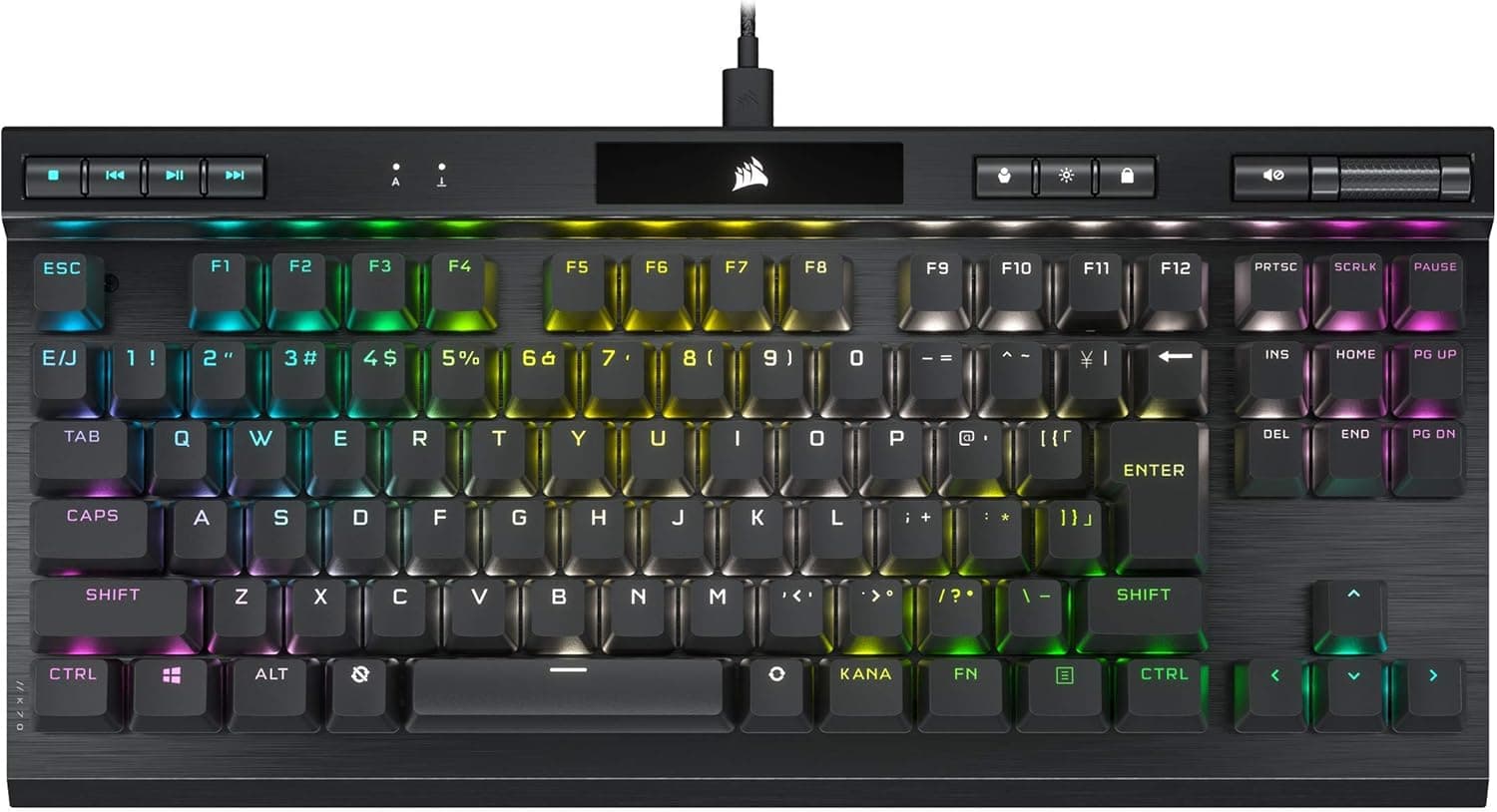 CORSAIR K70 RGB TKL CHAMPION MX Cherry MX Speed 日本レイアウト ゲーミングキーボード CH-9119014-JP