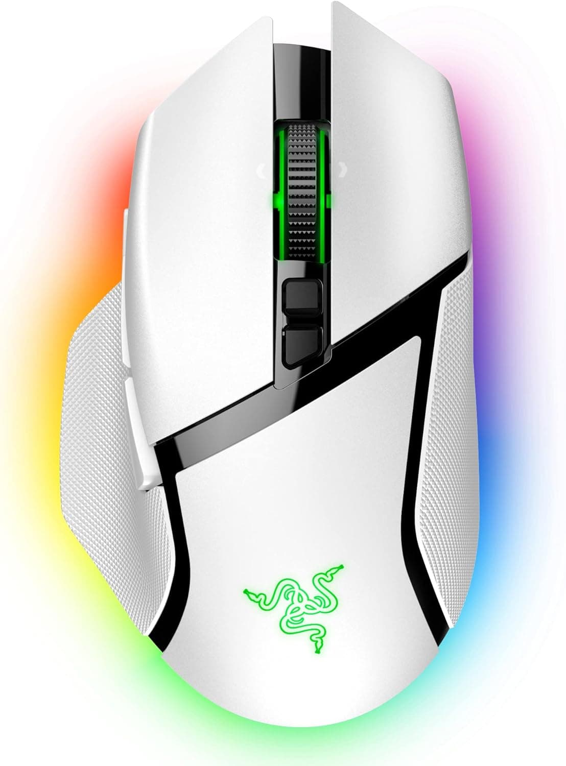 Razer(レイザー) Basilisk V3 Pro White ゲーミングマウスワイヤレス Bluetooth 無線接続 Focus Pro 30K オプティカルセンサー 30