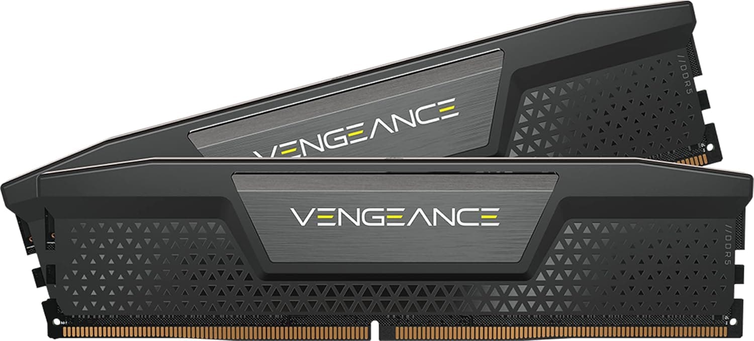 CORSAIR VENGEANCE DDR5 メモリ 64GB(32GB×2)最大5600MHz対応 Intel XMP対応 CL40 デスクトップPC用ブラック CMK64GX5M2B5600C40