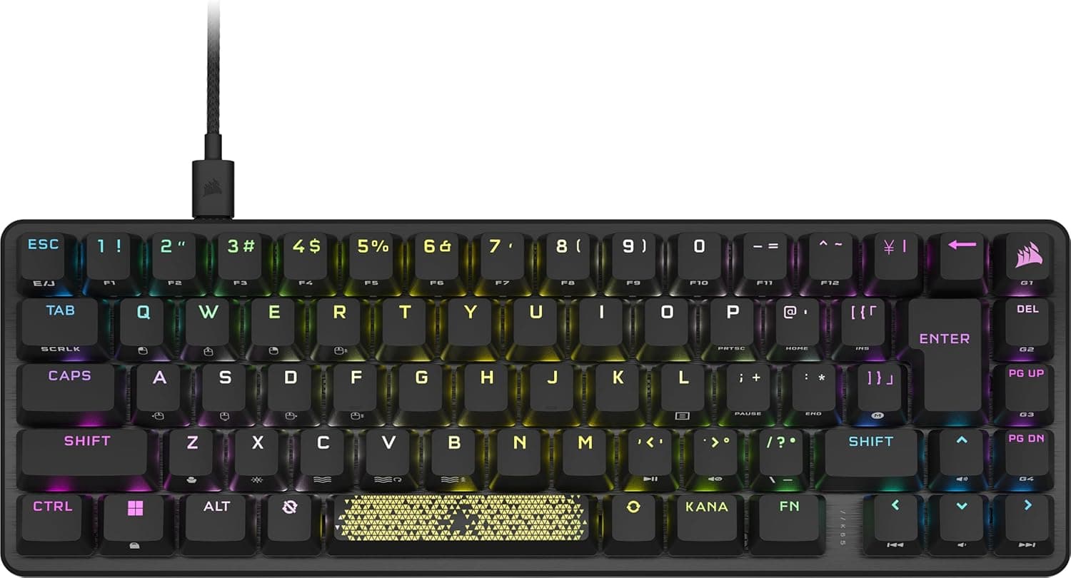 CORSAIR K65 PRO MINI ゲーミングキーボード 65%キーボード自社独自開発OPX軸方向キー有り日本語レイアウト CH-91A401A-JP
