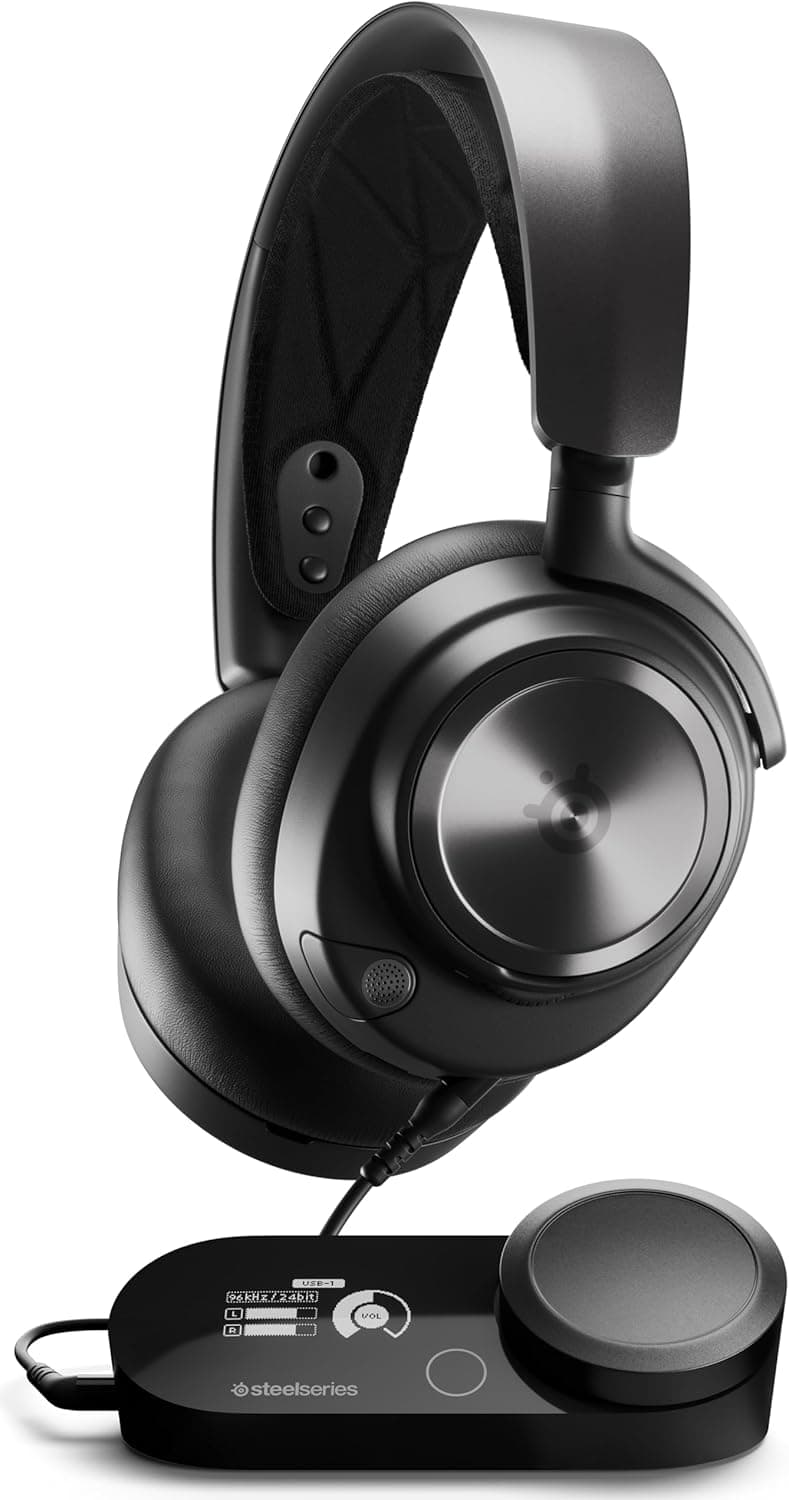 SteelSeries Arctis Nova Pro ゲーミングヘッドセット有線密閉型 DAC搭載