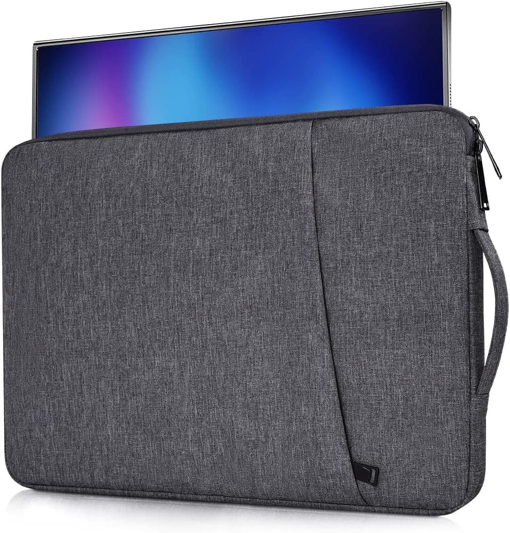 ポータブルモニターケース 17.3インチキャリーコンピュータバッグ ASUS ViewSonicポータブルモニター対応スペースグレー