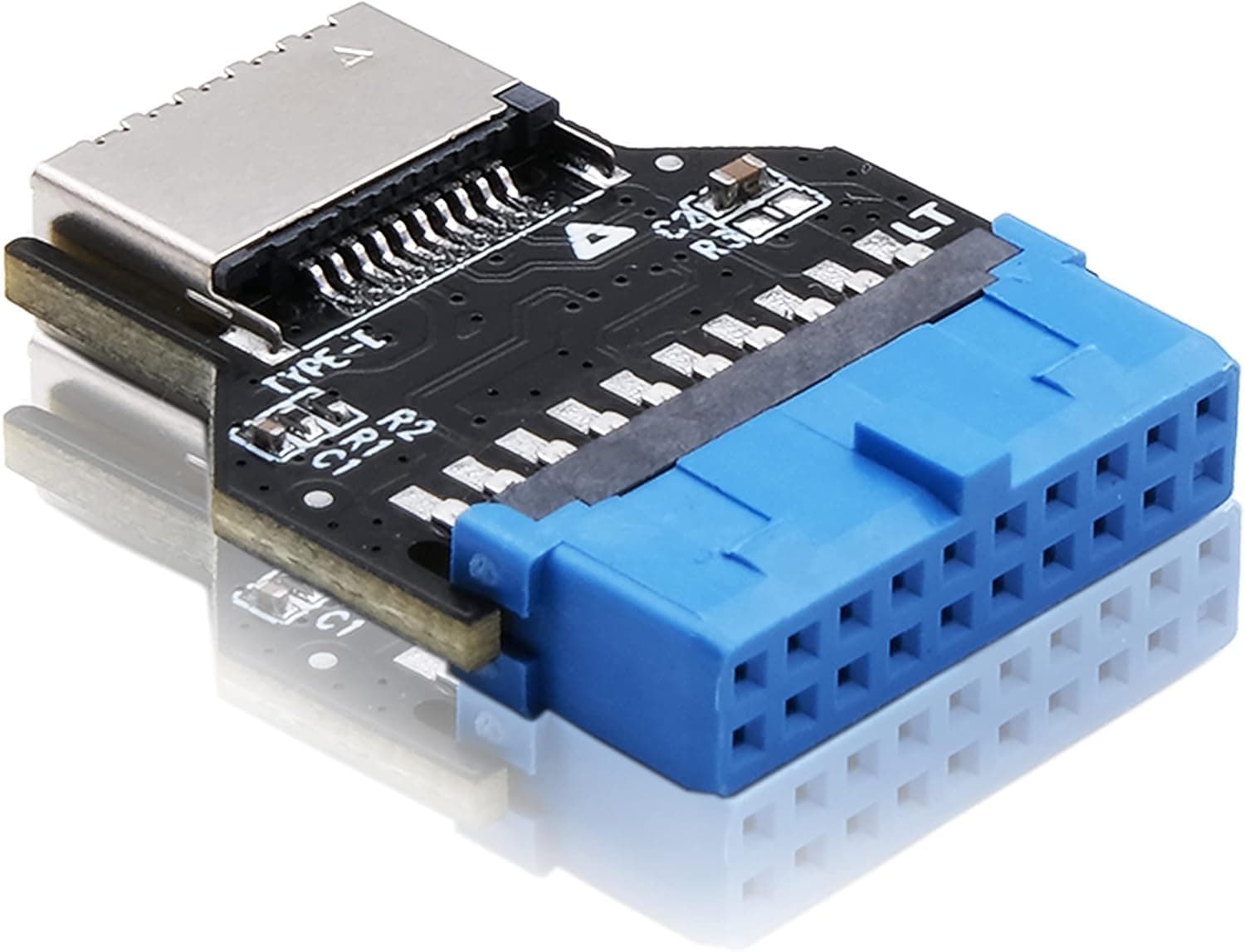 EZDIY-FAB USB3.0 19ピン-Type-E変換拡張カード USB3.1