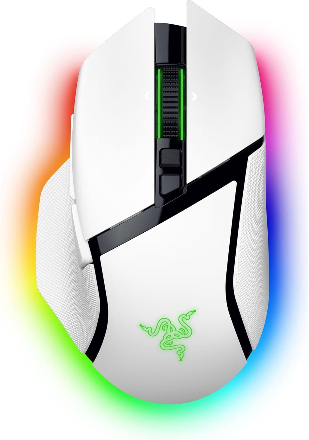Razer レイザー Basilisk V3 Pro 35K (White Edition)ワイヤレスゲーミングマウス HyperSpeed Wireless Bluetooth 有線 Focus Pro 35K オプティカルセンサー 35