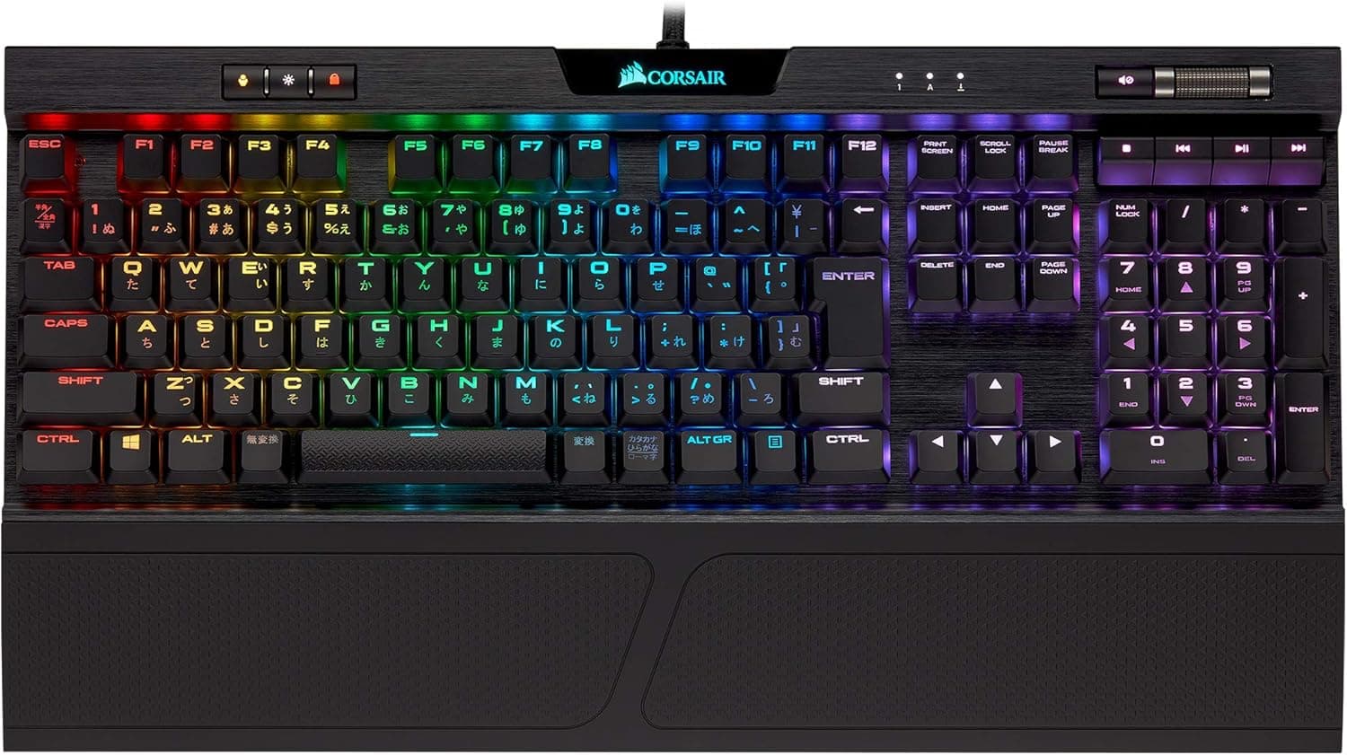 Corsair K70 RGB MK.2 LOW PROFILE RAPIDFIRE MX SpeedKeyboard 日本語キーボード ゲーミングキーボード KB454 CH-9109018-JP