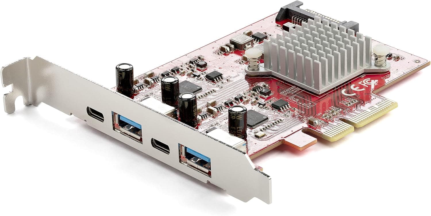 StarTech.com PEXUSB312A2C2V — 4-port USB 3.2 Gen 2 PCIe expansion card
