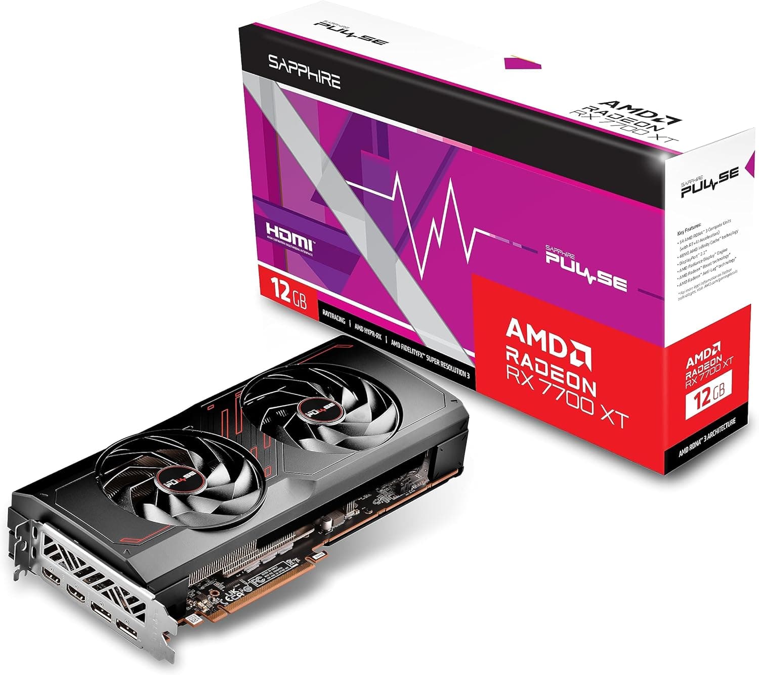 SAPPHIRE RX 7700 XT 12GB GDDR6 RDNA 3