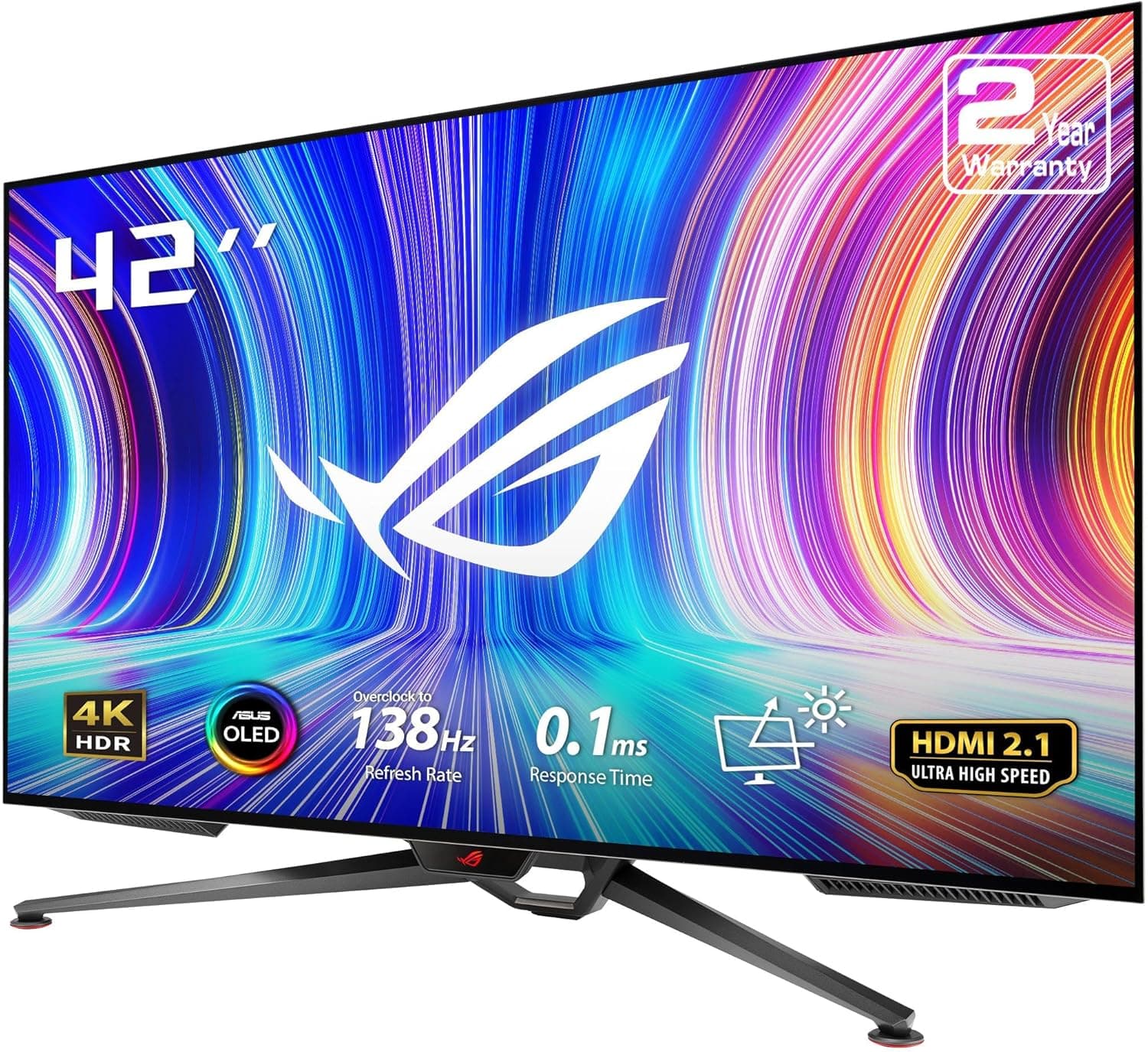 ASUS ROG Swift 41インチ 4K OLED ゲーミングモニター (PG42UQ) - UHD(3840×2160)