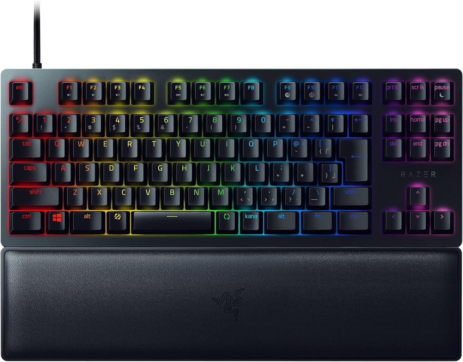 Razer Huntsman V2 Tenkeyless — Tenkeyless gaming keyboard with linear optical switches
