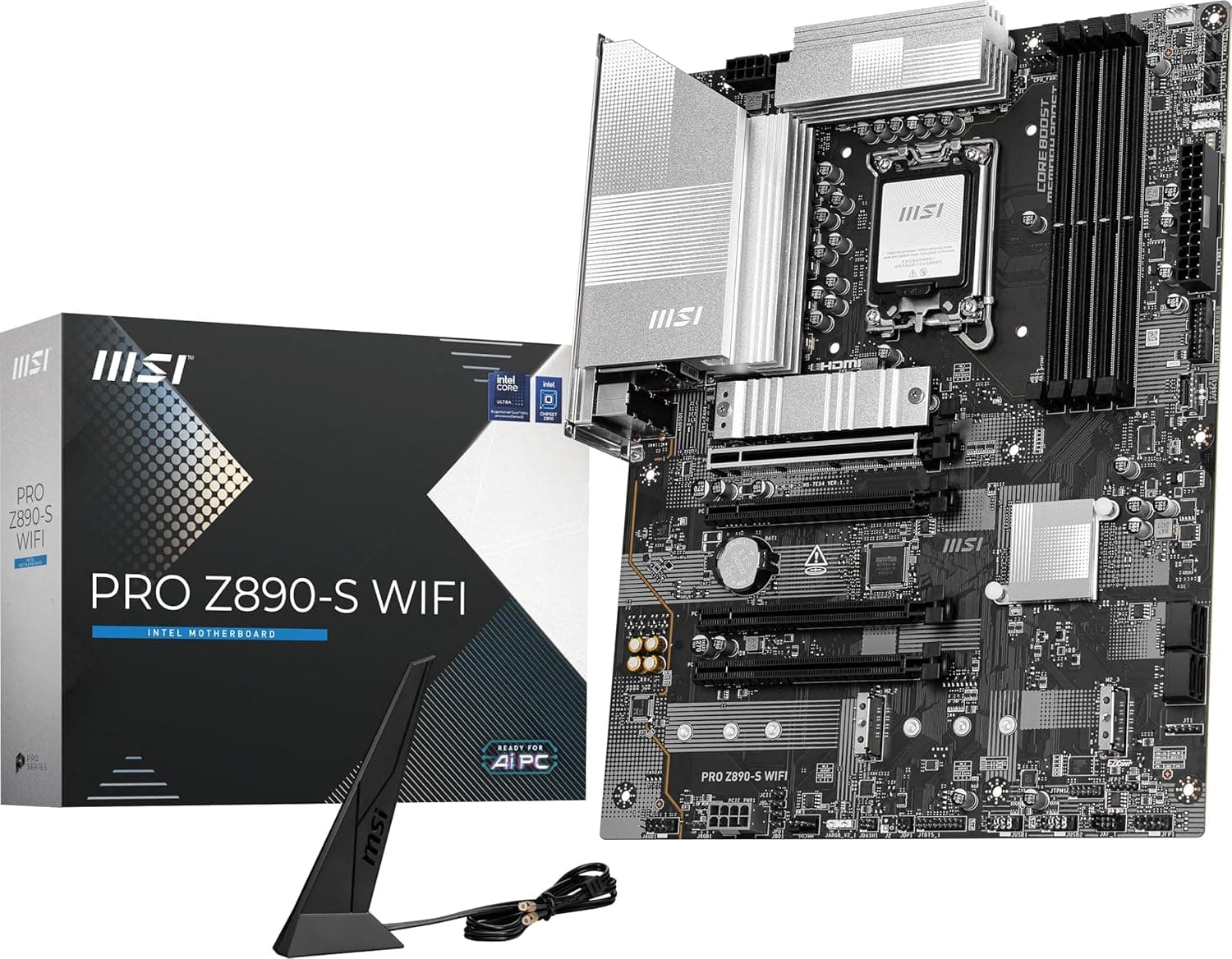 MSI PRO Z890-S WiFi ProSeries マザーボード (Core Ultra Series 2 Intelプロセッサ